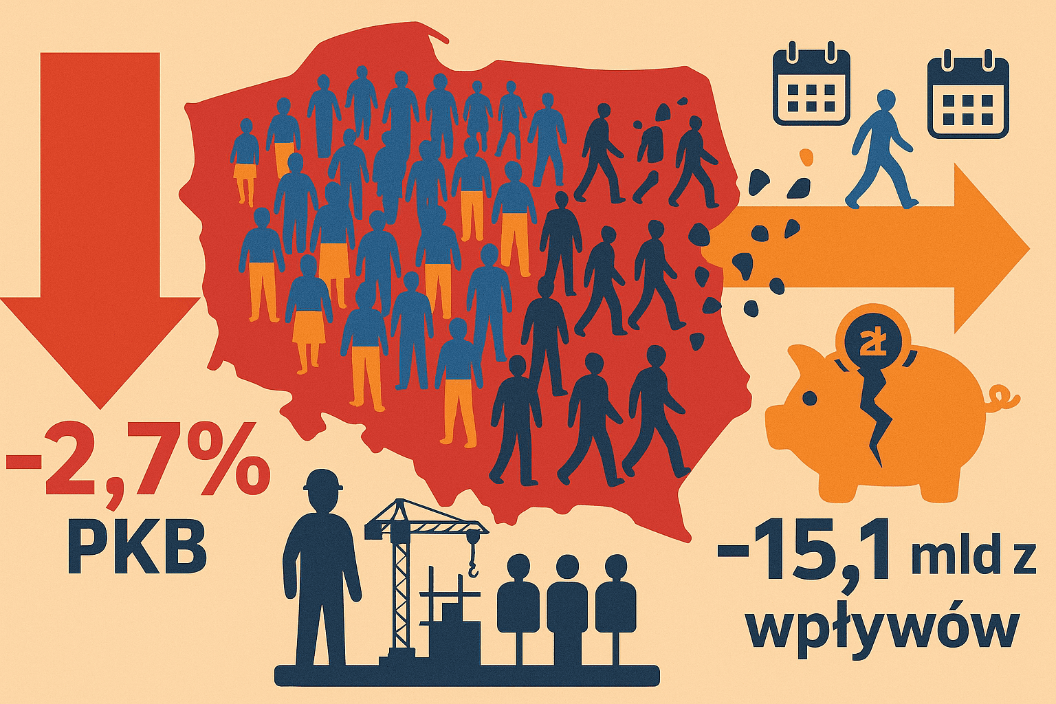 Ekonomiczna bomba zegarowa: Czym grozi masowy odpływ Ukraińców? Ekonomiczna bomba zegarowa: Czym grozi masowy odpływ Ukraińców?